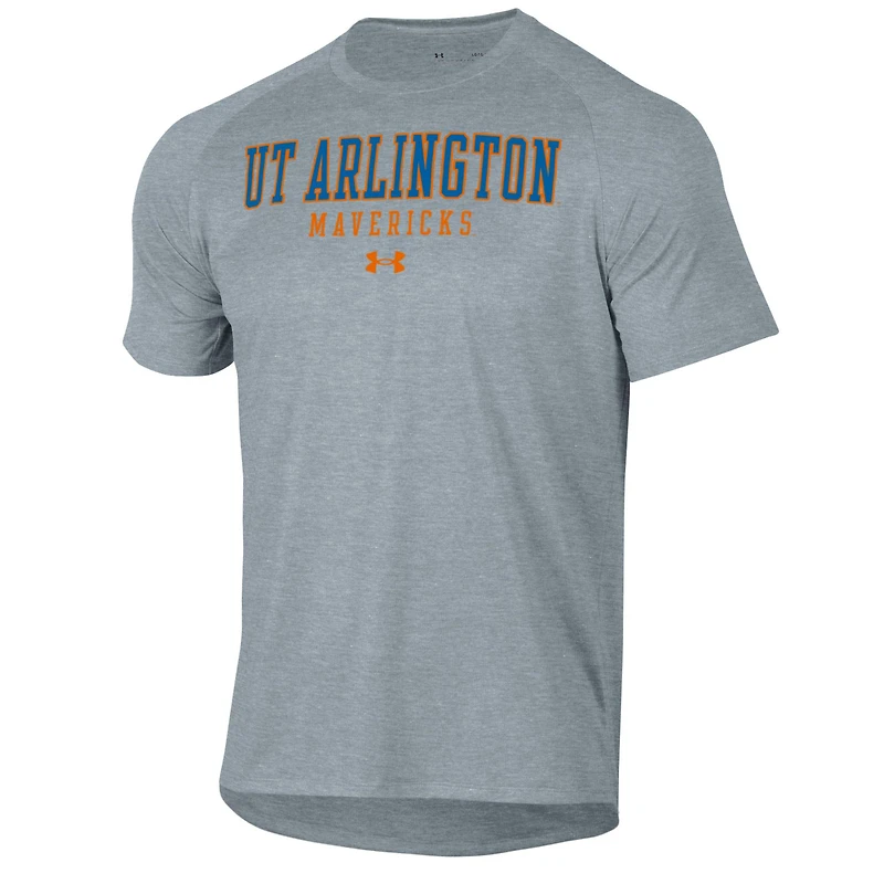 T-shirt technique gris Under Armour UT Arlington Mavericks pour homme