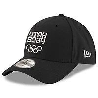 Men's New Era Black Utah 2034 9FORTY Adjustable Hat