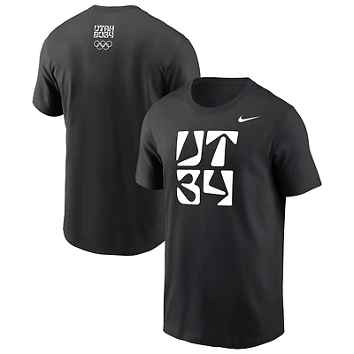 Men's Nike Black Utah 2034 Winter Olympics Dri-FIT T-Shirt