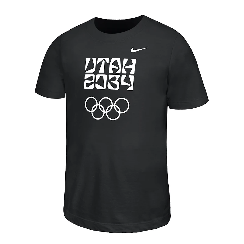 T-shirt Nike Utah 2034 noir pour jeunes