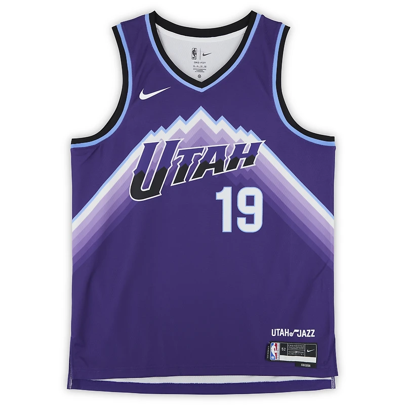 Ace Bailey Utah Jazz Autographed Purple Nike Icon Edition Swingman Jersey