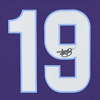 Maillot Swingman Nike Icon Edition violet autographié par Ace Bailey du Utah Jazz