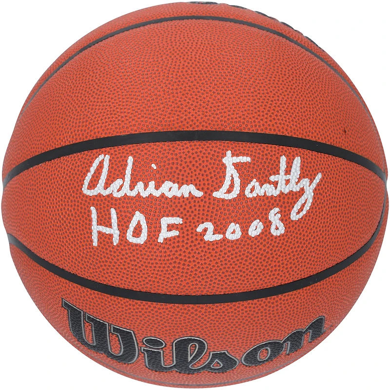 Adrian Dantley Utah Jazz Autographed Wilson Authentic Series Indoor/Outdoor Basketball with "HOF 2008" Inscription
