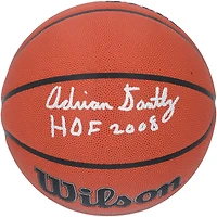 Adrian Dantley Utah Jazz Autographed Wilson Authentic Series Indoor/Outdoor Basketball with "HOF 2008" Inscription
