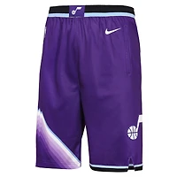 Short de performance Nike Swingman jaune Utah Jazz pour jeunes – Édition Icon