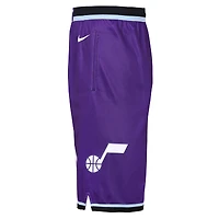Short Nike Swingman violet Utah Jazz pour garçon - Édition Icon