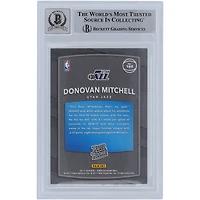 Donovan Mitchell Utah Jazz Autographié 2017-18 Panini Donruss Classé Rookie Encre Jaune #188 Beckett Fanatics Witnessed Authenticated 10 Rookie Card