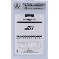 Donovan Mitchell Utah Jazz Autographed 2017-18 Panini Hoops #263 Beckett Fanatics Witnessed Authenticated 9/10 Rookie Card
