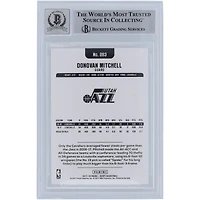 Donovan Mitchell Utah Jazz Autographed 2017-18 Panini Hoops Yellow Ink #263 Beckett Fanatics Witnessed Authenticated 10 Rookie Card