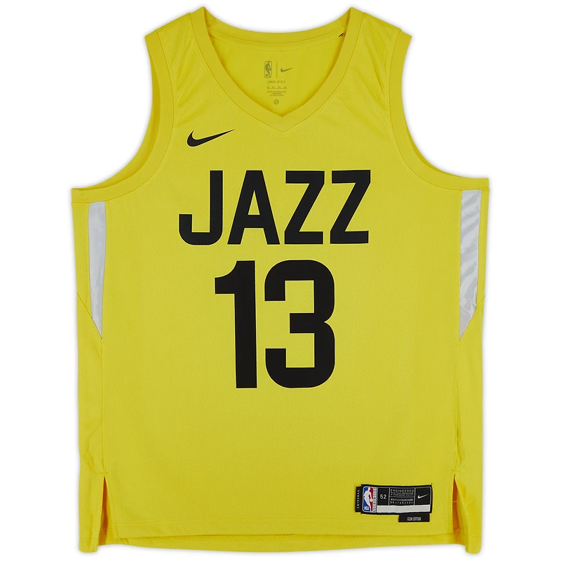 Isaiah Collier Utah Jazz Autographed Nike Gold Icon Swingman Jersey with "2024 29th Pick" & "Take Note" Inscriptions - Limited Edition of 5