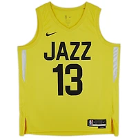Isaiah Collier Utah Jazz Autographed Nike Gold Icon Swingman Jersey with "2024 29th Pick" & "Take Note" Inscriptions - Limited Edition of 5