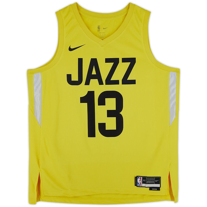 Isaiah Collier Utah Jazz Autographed Nike Gold Icon Swingman Jersey with "2024 #29 Pick" & "Take Note" Inscriptions - Limited Edition #1/5