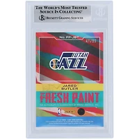 Jared Butler Utah Jazz Autographed 2021-22 Panini Court Kings Fresh Paint #FP-JBT #47/99 BGS Authenticated 8.5 Rookie Card 