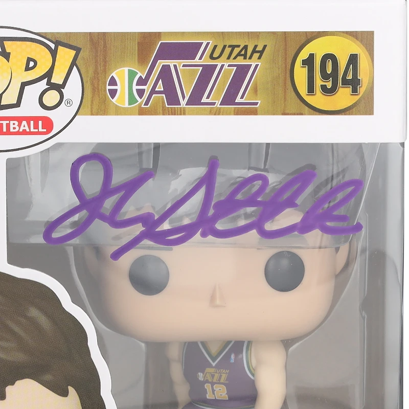 Figurine Funko Pop! autographiée de John Stockton (Utah Jazz), numéro 194