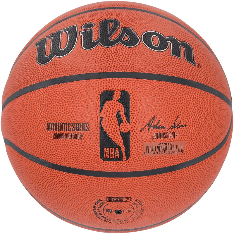 John Stockton Utah Jazz Autographed Wilson Authentic Series Indoor/Outdoor Basketball
