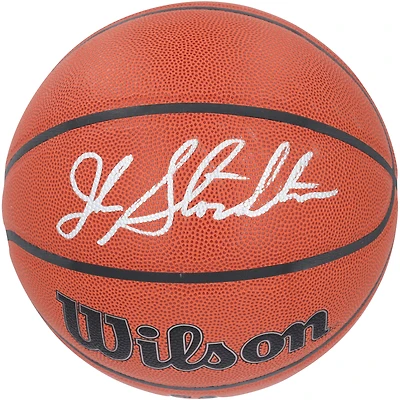 Ballon de basket-ball d'intérieur/extérieur Wilson Authentic Series autographié par John Stockton Utah Jazz