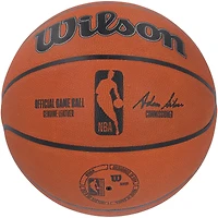 Ballon de basket officiel Wilson autographié par John Stockton Utah Jazz