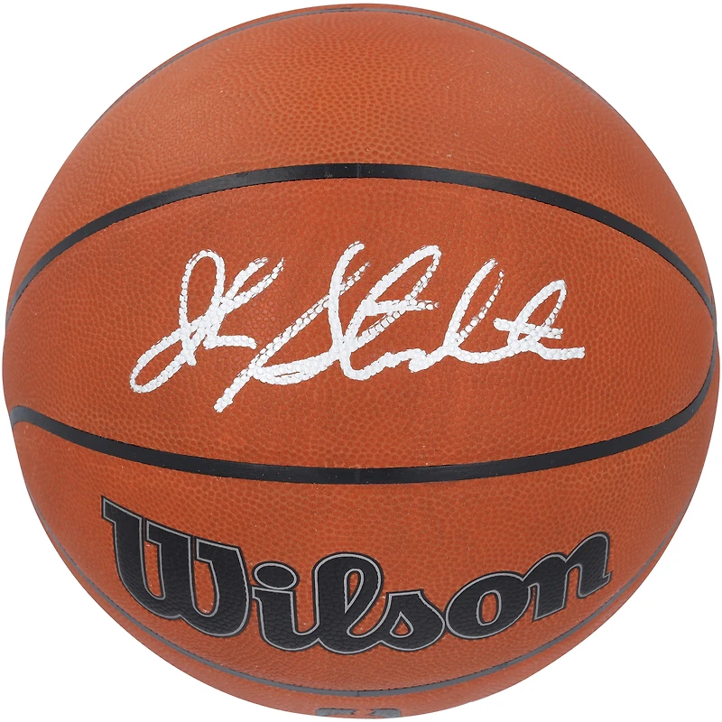 Ballon de basket officiel Wilson autographié par John Stockton Utah Jazz