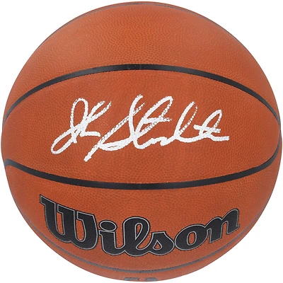 Ballon de basket officiel Wilson autographié par John Stockton Utah Jazz