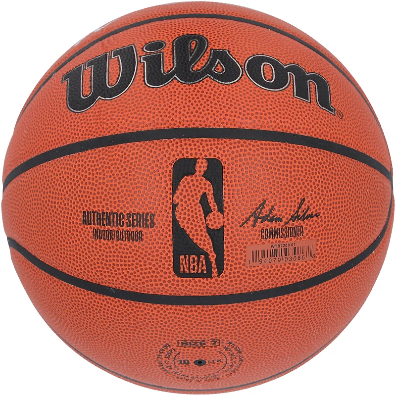 Karl Malone and John Stockton Utah Jazz Autographed Wilson Authentic Series Indoor/Outdoor Basketball