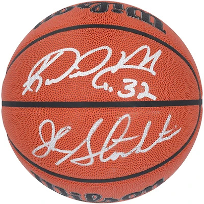 Karl Malone and John Stockton Utah Jazz Autographed Wilson Authentic Series Indoor/Outdoor Basketball