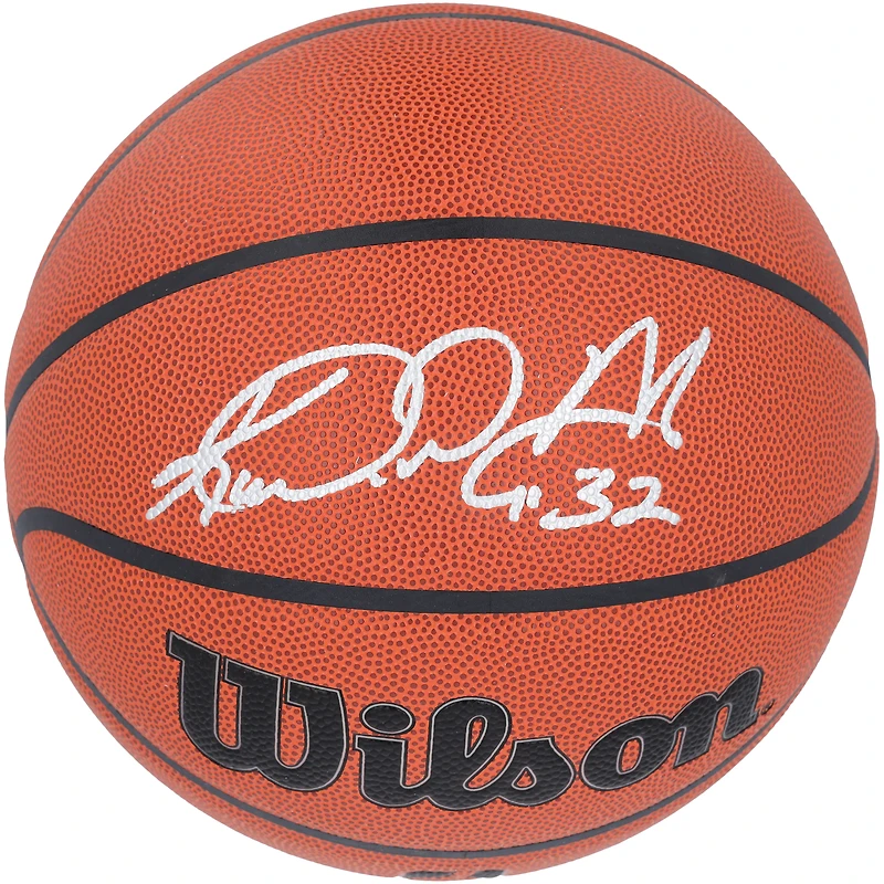 Karl Malone Utah Jazz Autographed Wilson Authentic Series Indoor/Outdoor Basketball