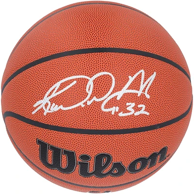 Karl Malone Utah Jazz Autographed Wilson Authentic Series Indoor/Outdoor Basketball