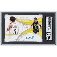 Keyonte George Utah Jazz Autographed 2023-24 Panini Immaculate Collection Rookie Introductions #IRI-KG #39/99 SGC Authenticated 9/10 Rookie Card