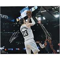 Lauri Markkanen Utah Jazz Autographed 16" x 20" Shooting vs. New York Knicks Photograph