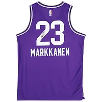 Lauri Markkanen Utah Jazz Autographed Nike Purple 2023-34 City Swingman Jersey