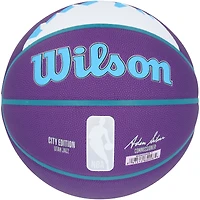 Lauri Markkanen Utah Jazz Autographed Wilson 2022-23 City Collector Basketball with Multiple Inscriptions - Limited Edition #5/5