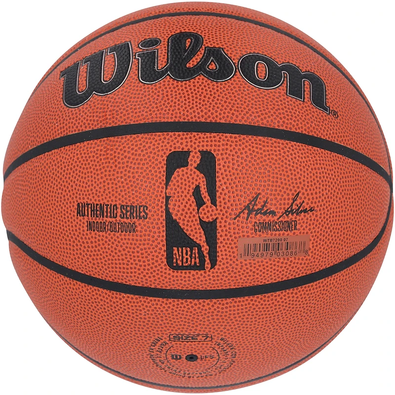 Lauri Markkanen Utah Jazz Autographed Wilson Authentic Series Indoor/Outdoor Basketball with "The Finnisher" Inscription