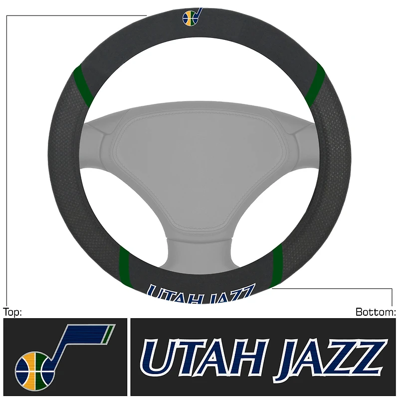 Logo Brands Utah Jazz Steering Wheel Cover