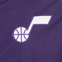 Men's JH Design  Purple Utah Jazz 2024/25 City Edition Full-Zip Nylon Bomber Jacket