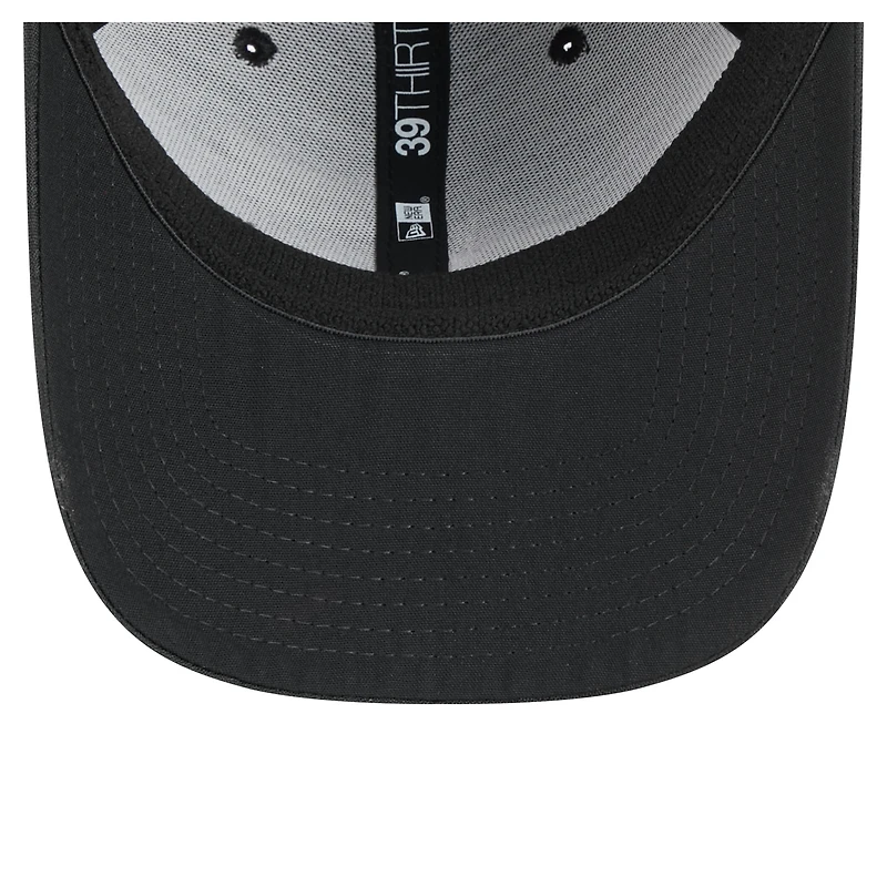 Men's New Era  Black Utah Jazz Subtle Camo 39THIRTY Flex Hat
