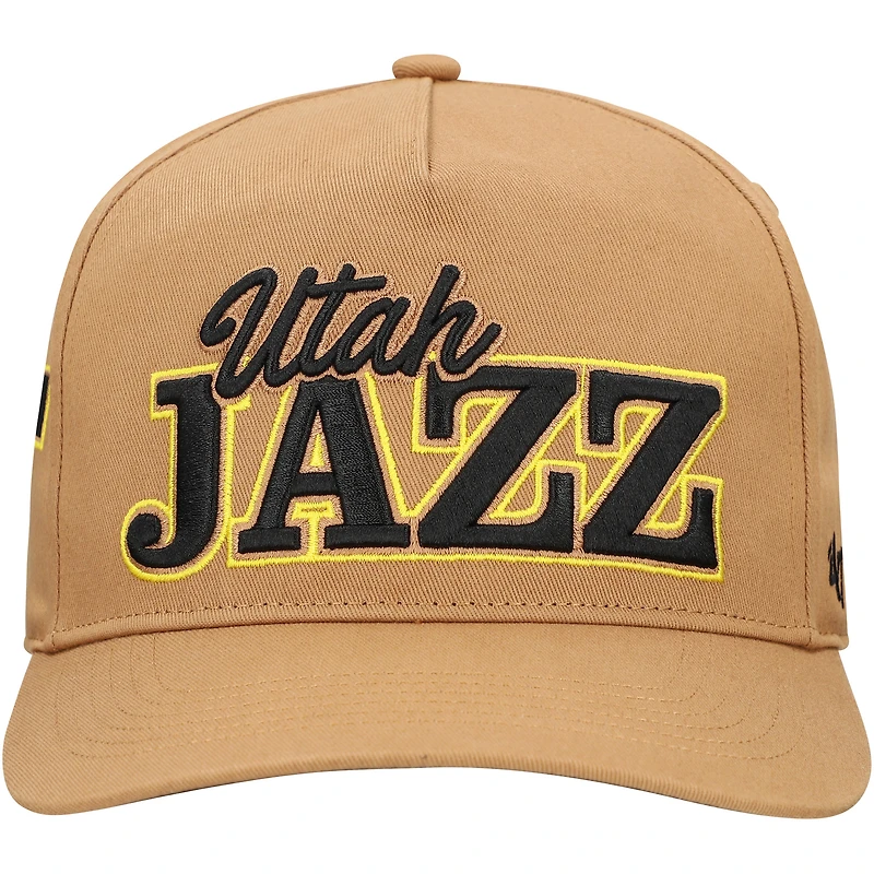 Men's '47 Tan Utah Jazz Barnes Hitch Adjustable Hat