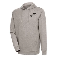 Sweat à capuche Action pour homme Antigua Oatmeal Utah Jazz