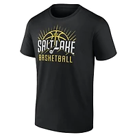 Men's  Black Utah Jazz Half Court Offense T-Shirt