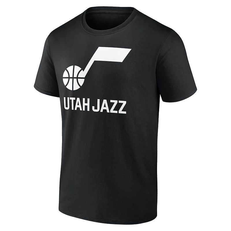 Men's  Black Utah Jazz Wordmark T-Shirt