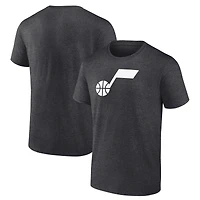T-shirt anthracite pour homme avec logo alternatif des Utah Jazz
