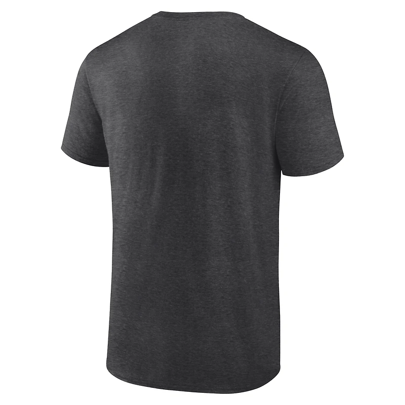 T-shirt anthracite pour homme avec logo principal des Utah Jazz