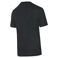 Ensemble de nuit pour homme Concepts Sport noir/or avec t-shirt et pantalon en flanelle Utah Jazz Vector