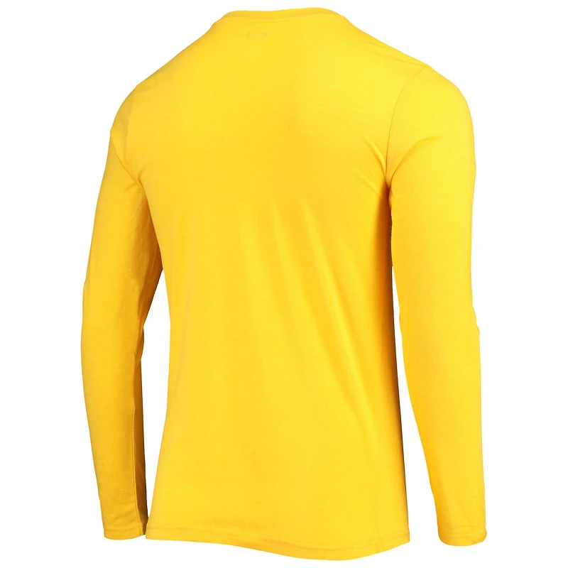 Concepts Sport - Ensemble de nuit avec t-shirt à manches longues et pantalon Utah Jazz bleu marine/doré pour homme