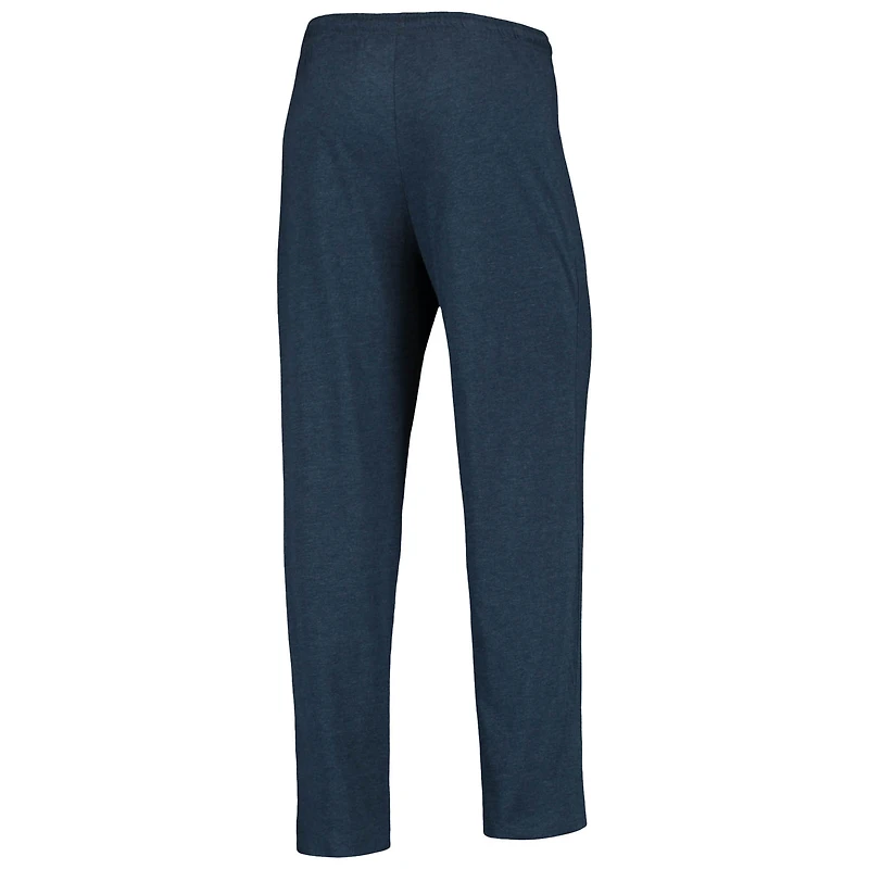 Concepts Sport - Ensemble de nuit avec t-shirt à manches longues et pantalon Utah Jazz bleu marine/doré pour homme