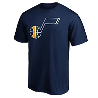 Men's Fanatics Navy Utah Jazz Primary Team Logo T-Shirt