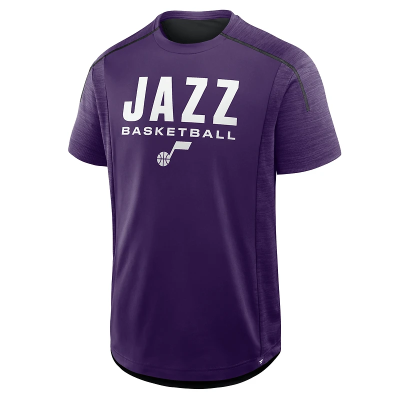 Men's Fanatics Purple Utah Jazz Inbound Pass Play Practice T-Shirt