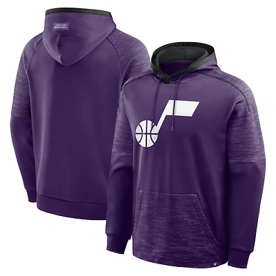 Men's Fanatics Purple Utah Jazz Pick & Roll Defender Pullover Hoodie