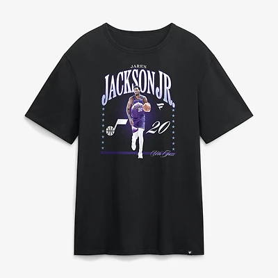 T-shirt Jaren Jackson Jr. noir Utah Jazz Hype pour hommes