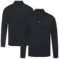 Men's Levelwear Black Utah Jazz Heron Quarter-Zip Top