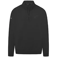 Men's Levelwear Black Utah Jazz Murray Quarter-Zip Pullover